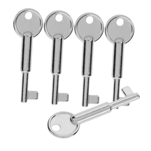 CRILSTYLEO 5 Stück Not Tasten Schlüssel Metall Notfall Tastenschlüssel für Reset von Not Schaltern für Sicherheitsanwendungen und Notfallsteuerungen CRILSTYLEO 5 Stück Not Tasten Schlüssel Metall Notfall Tastenschlüssel für Reset von Not Schaltern für Sicherheitsanwendungen und Notfallsteuerungen von CRILSTYLEO