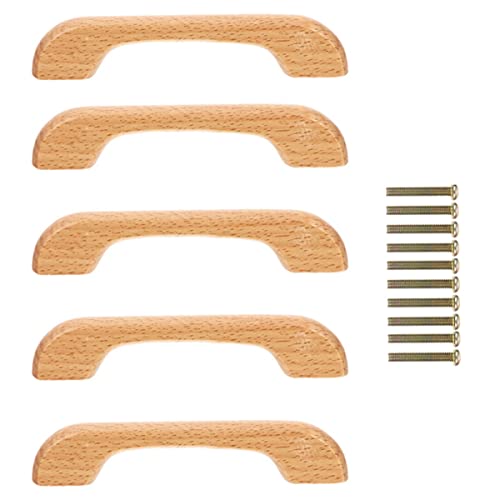 CRILSTYLEO 5 Stück Teiliges Schrankgriff Massivem Holz mit Schrauben Robuste Möbelgriffe für Schränke und Kleiderschränke Einfache Montage Langlebig und Vielseitig Einsetzbar CRILSTYLEO 5 Stück Teiliges Schrankgriff Massivem Holz mit Schrauben Robuste Möbelgriffe für Schränke und Kleiderschränke Einfache Montage Langlebig und Vielseitig Einsetzbar von CRILSTYLEO
