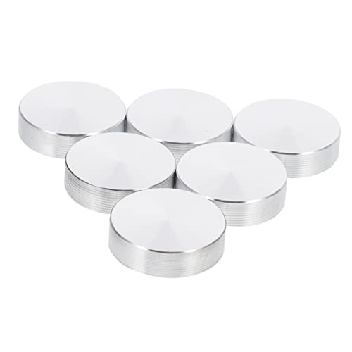 CRILSTYLEO 6Stücke Aluminium Disc Adapter Runde Form für Glastische Korrosionsbeständig Langlebige Aluminiumscheiben für Tee Tische und Möbel CRILSTYLEO 6Stücke Aluminium Disc Adapter Runde Form für Glastische Korrosionsbeständig Langlebige Aluminiumscheiben für Tee Tische und Möbel von CRILSTYLEO
