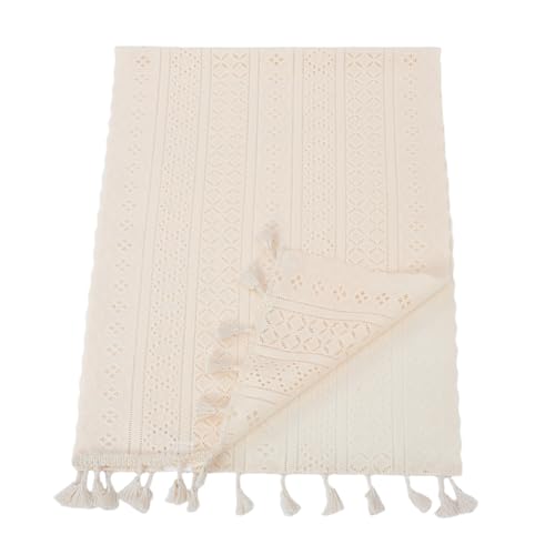 CRILSTYLEO Bauerntischdecke: 35,3" x13,7 Couchtischläufer Mit Quasten - Rustikales Tischtuch Für Nachttisch Und Kommode - Minimalistischer Dekobezug CRILSTYLEO Bauerntischdecke: 35,3" x13,7 Couchtischläufer Mit Quasten - Rustikales Tischtuch Für Nachttisch Und Kommode - Minimalistischer Dekobezug von CRILSTYLEO