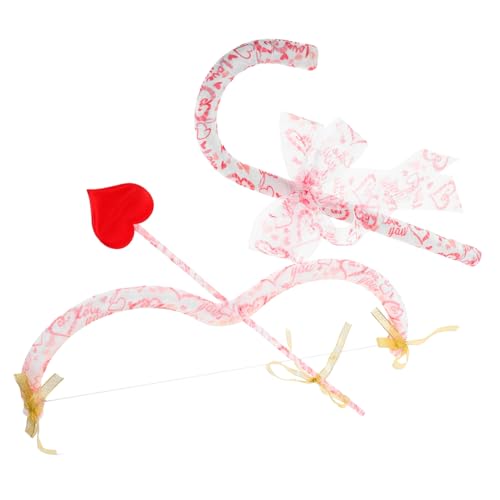 CRILSTYLEO Cupid Bogen und Cane Set für Damen Leichtes Tragbares Cosplay Requisit mit Detailliertem Elegantem Design für Halloween Valentinstag und Partyveranstaltungen von CRILSTYLEO