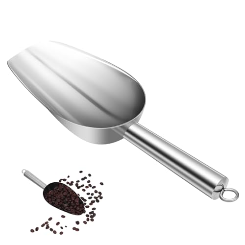 CRILSTYLEO Eisschaufel aus Langlebiger Ergonomischer Küchenlöffel mit Aufhängeschlaufe Vielseitig für Tierfutter Kaffee Mehl Wiederverwendbar und Leicht zu Reinigen CRILSTYLEO Eisschaufel aus Langlebiger Ergonomischer Küchenlöffel mit Aufhängeschlaufe Vielseitig für Tierfutter Kaffee Mehl Wiederverwendbar und Leicht zu Reinigen von CRILSTYLEO
