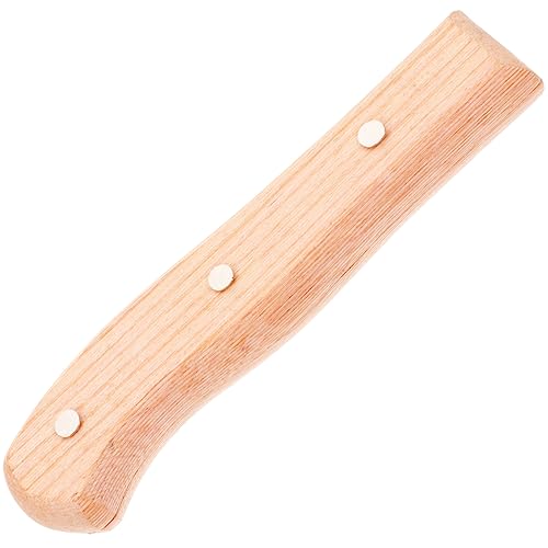 CRILSTYLEO Ersatzgriff für Küchenmesser Ergonomischer Holzgriff für Cutter Hackmesser Praktische Handhabung Einfacher Austausch für Küchenbedarf von CRILSTYLEO