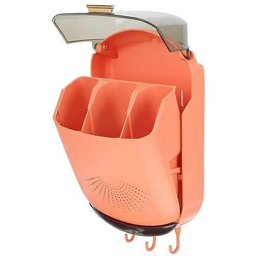 CRILSTYLEO Hängender Essstäbchen-organizer Utensilienständer Utensilienspender Wandmontierter Besteckkasten von CRILSTYLEO