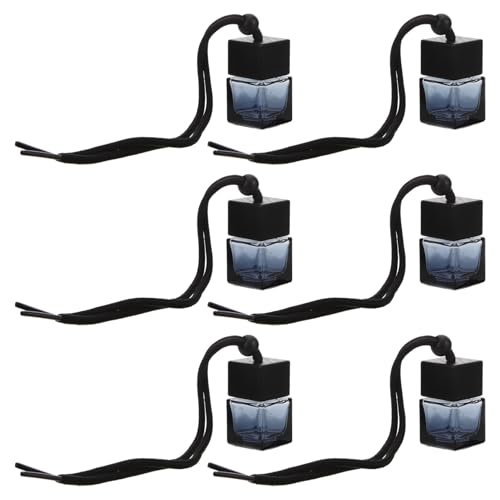 CRILSTYLEO Flaschen-Auto-diffusor 6er-Pack Stabiles Glas Auto-luftparfümflaschen Rückspiegel-aufhängefunktion CRILSTYLEO Flaschen-Auto-diffusor 6er-Pack Stabiles Glas Auto-luftparfümflaschen Rückspiegel-aufhängefunktion von CRILSTYLEO