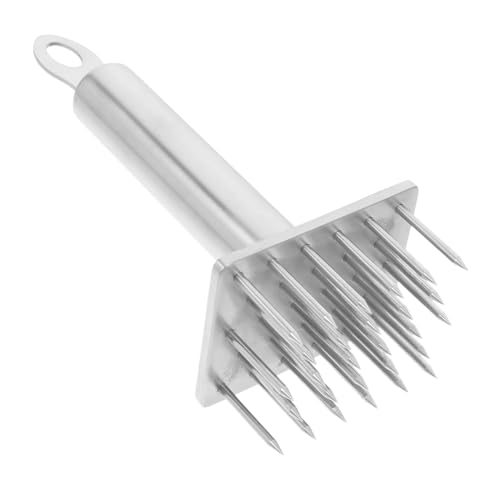 CRILSTYLEO Quadratischer Fleischhammer Aus Edelstahl Nadel Schweinefleisch Fleischeinleger Tenderizer Werkzeug Effizient von CRILSTYLEO