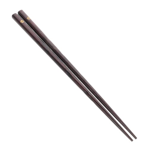 CRILSTYLEO Holz Essstäbchen im Japanischen Stil Wiederverwendbare Rutschfeste Essstäbchen für Sushi und Reis für Zuhause und Besondere Anlässe von CRILSTYLEO