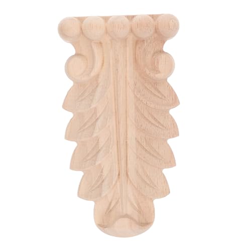 CRILSTYLEO Holzgeschnitzte Zierleisten Europäischer Stil Handgefertigte Holzornamente für Möbel Vintage Holzapplikationen Dekorative Holzkonsole für Schranktüren und Wandgestaltung von CRILSTYLEO