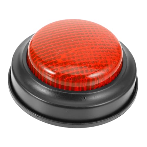 CRILSTYLEO Interaktiver mit Licht Robuster Quizspiel-button für Eltern-junge Mädchen-spiele Spielerischer Antwortknopf für Klassenzimmer und Familienspaß Roter Elektronischer Spielbuzzer ohne CRILSTYLEO Interaktiver mit Licht Robuster Quizspiel-button für Eltern-junge Mädchen-spiele Spielerischer Antwortknopf für Klassenzimmer und Familienspaß Roter Elektronischer Spielbuzzer ohne von CRILSTYLEO