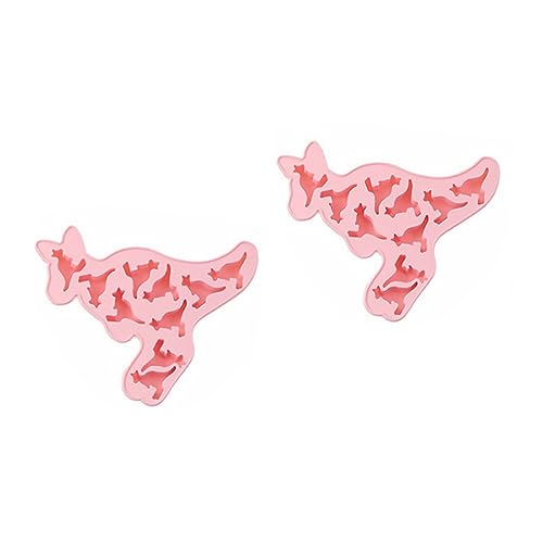 CRILSTYLEO 2stücke Känguru Silikonform Kreative Schokoladenform Und Eiswürfelform Für Fondant Und Langlebig Für Zuhause Und Professionelle Bäckerei von CRILSTYLEO