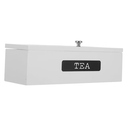 CRILSTYLEO Holz Teebeutelbox Organizer Mit Mehreren Fächern Teebeutel Aufbewahrungsbox Kaffeebeutelhalter Zuckerpaketfach Wohnkultur Accessoires von CRILSTYLEO