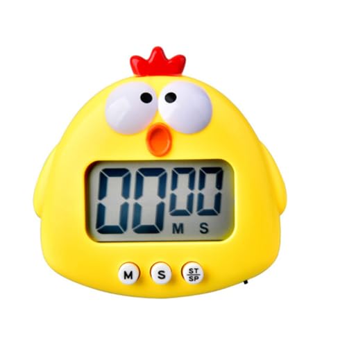CRILSTYLEO Küchentimer Gelber Hühnertimer Süßer Countdown-Timer Leicht Und Kompakt Mit Block-magnetsaugdesign Für Kühlschränke von CRILSTYLEO