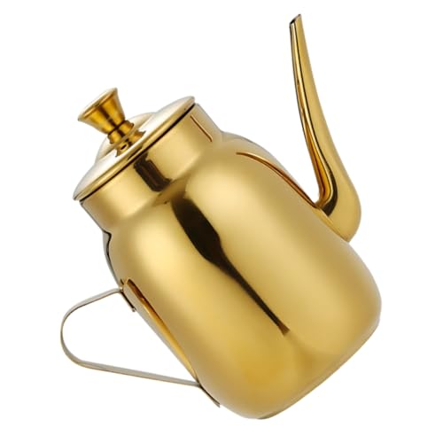 CRILSTYLEO Edelstahl Öltopf 300 Ml Essigflasche Sojasaucenbehälter Küchenbehälter Ölbehälter Küchenbedarf von CRILSTYLEO