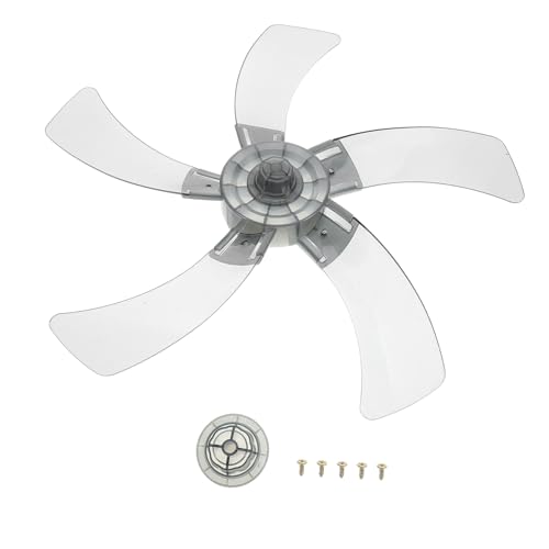 CRILSTYLEO Standventilatorblätter 18-zoll Aus Kunststoff 5-blatt-ersatz Für Tisch Und Bodenventilatoren Grau Für Lüfterreparatur Und Optimierte Kühlleistung CRILSTYLEO Standventilatorblätter 18-zoll Aus Kunststoff 5-blatt-ersatz Für Tisch Und Bodenventilatoren Grau Für Lüfterreparatur Und Optimierte Kühlleistung von CRILSTYLEO