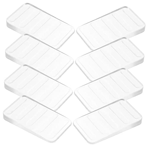 CRILSTYLEO Möbelkeil 8 Stück Transparente Kunststoffkeile Zum Nivellieren Von Toiletten Und Möbeln von CRILSTYLEO
