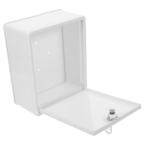 CRILSTYLEO Wand Lieferbox mit Abschließbare Milchbox für Außenbereich Türmontierter Briefkasten Sicherer Verschlussmechanismus für Veranda Elegantes Design von CRILSTYLEO