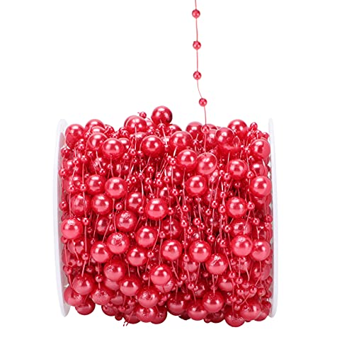 CRILSTYLEO Weihnachtsdeko-perlenkette Kunststoff-DIY-Girlande Bühnenfoto-Requisite Perlenstrang Für Festivalschmuck 1 Rolle Deko Für Baum Und Wand CRILSTYLEO Weihnachtsdeko-perlenkette Kunststoff-DIY-Girlande Bühnenfoto-Requisite Perlenstrang Für Festivalschmuck 1 Rolle Deko Für Baum Und Wand von CRILSTYLEO
