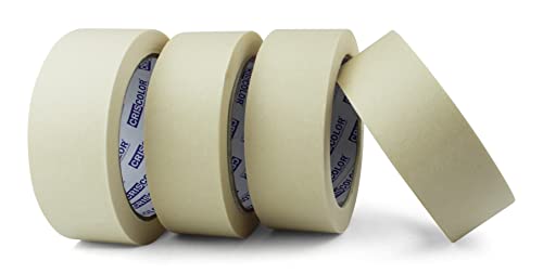 CRINSTON Klebeband Maler - Set Kreppband in Profi-Qualität (36 mm x 40 m, 4 Stück) von CRINSTON