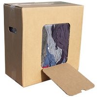 10 Kg Karton mit farbigen Baumwolltüchern Cristal hygiene - ETC1034 von CRISTAL