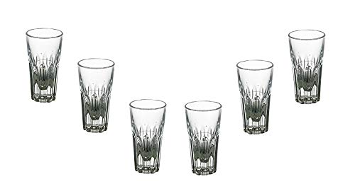 CRISTALICA 6 Stück Schnapsglas Wodkaglas Likörglas Hoch Stamper Shot 145 ml von CRISTALICA