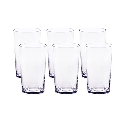 CRISTALICA Becherglas Saftglas Wasser Dessertglas Condor 6er-Set 220ml Bleikrstall klar von CRISTALICA