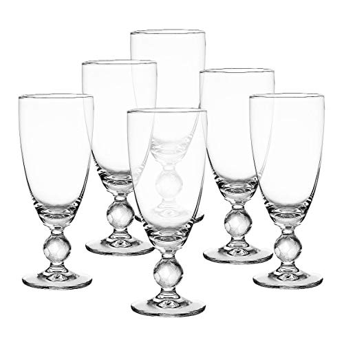 CRISTALICA Bierglas 6er-Set Bierkelch für Schwarzbier Napoli 250ml transparent Glas von CRISTALICA