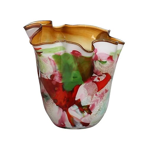 CRISTALICA Blumenvase Jozefina Multi Art Queen 30cm Kristallglas Deko Hand Made von CRISTALICA