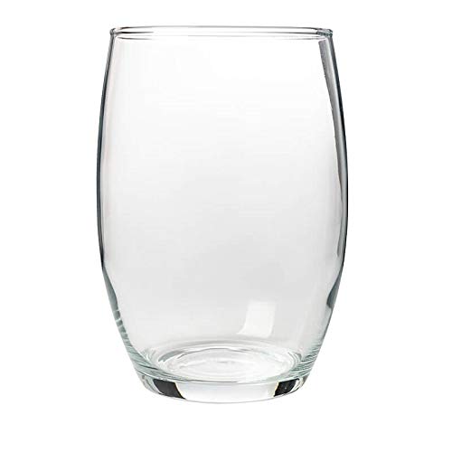 CRISTALICA Blumenvase Schnittblumen Stäuße Tulpenvase Spring Belly klar 19,5 cm Glas von CRISTALICA