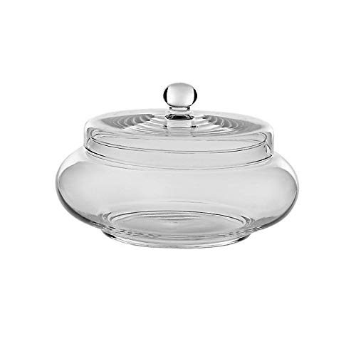 CRISTALICA Bonboniere Candy Famous 22cm Keksdose Gefäß mit Deckel Vorratsdose Klarglas von CRISTALICA