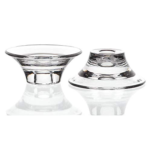 CRISTALICA Doppelseitiger Kerzenhalter Kerzenständer rund transparent Glas Bleikristall CRISTALICA Doppelseitiger Kerzenhalter Kerzenständer rund transparent Glas Bleikristall von CRISTALICA