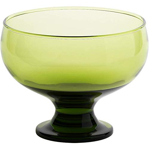 Eiscremeglas Eisbecher Desserschale grün Puro Colori 320ml Gelato von CRISTALICA