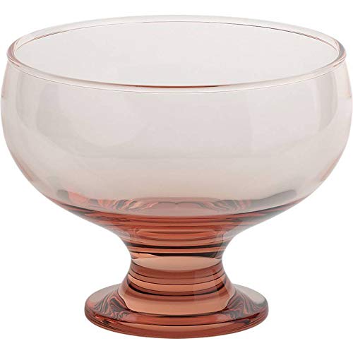 CRISTALICA Eiscremeglas Eisbecher Desserschale rosa Puro Colori 320ml Gelato von CRISTALICA