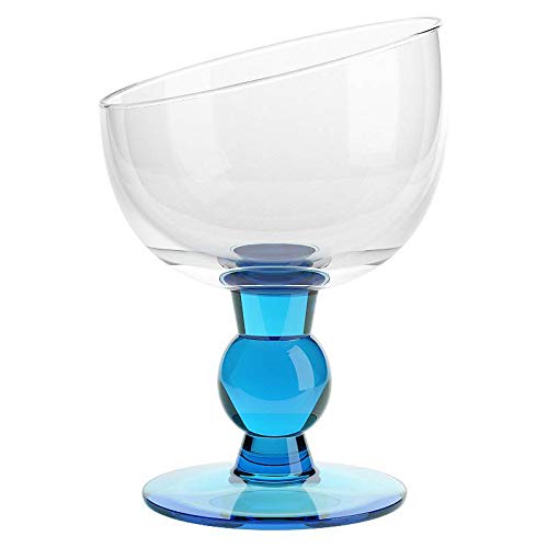 CRISTALICA Eiscremeglas Eisbecher blau Vienna Gelato 220ml von CRISTALICA