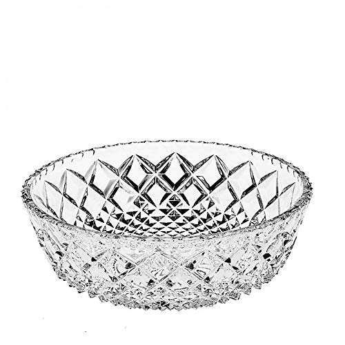 CRISTALICA Glasschale Servierschale Salatschüssel Diamond Imperial aus Bleikristall 21 cm von CRISTALICA