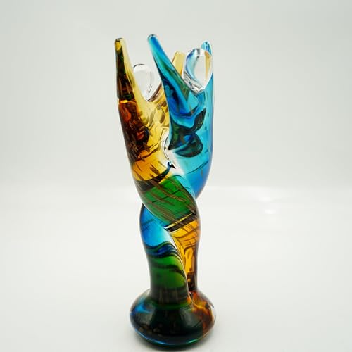 CRISTALICA Glasskulptur Mann & Frau Symbol Höhe ca. 31,5cm Handarbeit von CRISTALICA