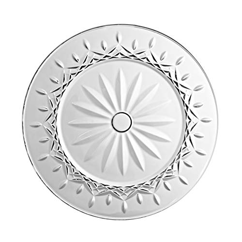 CRISTALICA Glasteller Platzteller Tafelservice Geschirr Bleikristall klar D 26,5 cm von CRISTALICA