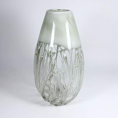 CRISTALICA Glasvase Blütenvase Dekovase Swan 33,5cm transparent grau CRISTALICA Glasvase Blütenvase Dekovase Swan 33,5cm transparent grau von CRISTALICA