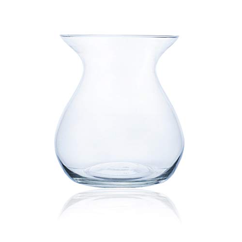 CRISTALICA Glasvase Blumenvase Tischvase Glas bauchig Transparent H 27cm CRISTALICA Glasvase Blumenvase Tischvase Glas bauchig Transparent H 27cm von CRISTALICA