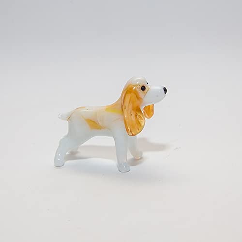 CRISTALICA Hund Mini Plus 4-5cm Glas Figuren Sammeln Vitrine Miniatur Haustier von CRISTALICA