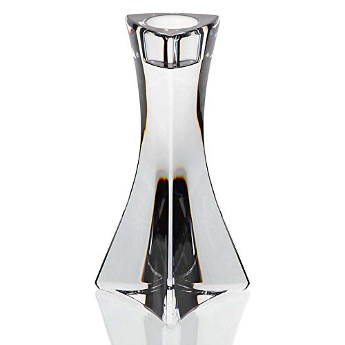 CRISTALICA Kerzenhalter Kerzenständer dreick 13 cm Bleikristall Glas talliert transparent CRISTALICA Kerzenhalter Kerzenständer dreick 13 cm Bleikristall Glas talliert transparent von CRISTALICA