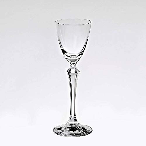 CRISTALICA Likörglas Elisabeth 70ml Schnapsglas Aperitif Wodka Obstler Kelch Kristallglas von CRISTALICA