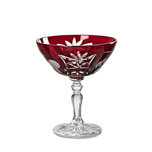 CRISTALICA Likörglas Likörschale Schnapsglas Handgeschliffen Traube Kristall Glas 45 ml CRISTALICA Likörglas Likörschale Schnapsglas Handgeschliffen Traube Kristall Glas 45 ml von CRISTALICA