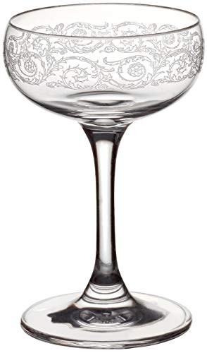 CRISTALICA Likörschale Eierlikör Schnapsglas Kelche 75ml Kristalglas Panto Floral von CRISTALICA