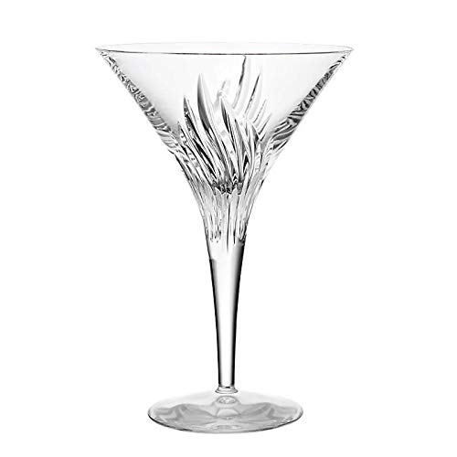 CRISTALICA Martiniglas Cocktailschale Mixgetränk Flame 280ml Bleikristall geschliffen von CRISTALICA