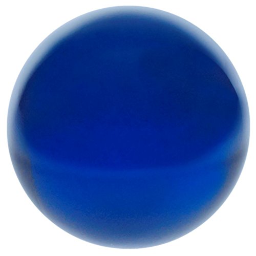 CRISTALICA Murmel Deko Kugel Glaskugel Glasmurmel Deko Blau D 3,4 cm von CRISTALICA