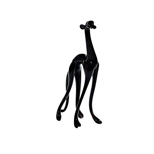 CRISTALICA Panther Medium 6-15cm Glas Tiere Figuren Sammeln Vitrine Miniatur Zoo von CRISTALICA