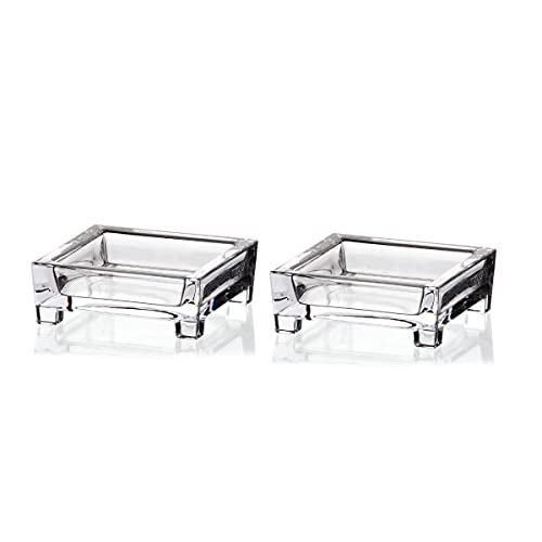 CRISTALICA Schale Knabberschale Konfektschale auf Füßen Venezia 2er Set 11x11cm CRISTALICA Schale Knabberschale Konfektschale auf Füßen Venezia 2er Set 11x11cm von CRISTALICA