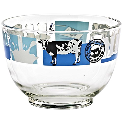 CRISTALICA Schale Konfektschale Müslischale Nadia mit Motiv 690 ml D 13 cm Moderner Zeitloser Style von CRISTALICA