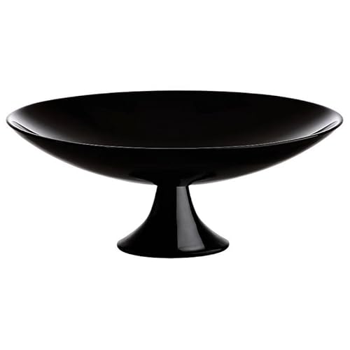 CRISTALICA Schale Obstschale Konfektschale Night Schwarz Glas 21 cm von CRISTALICA