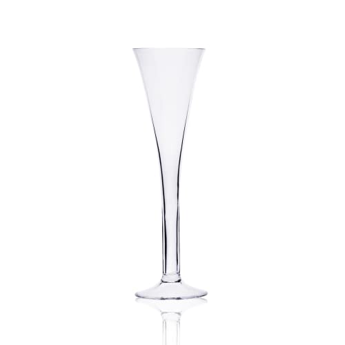 CRISTALICA Sektglas 180ml Sektflöte Kristallglas Champagnerglas transparent von CRISTALICA